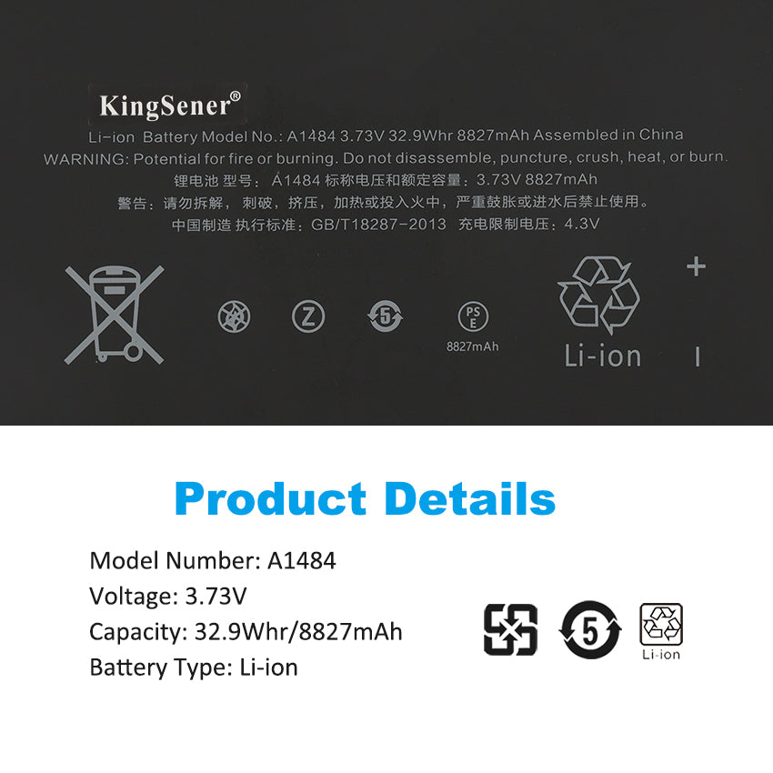 Apple-iPad-A1484-Battery