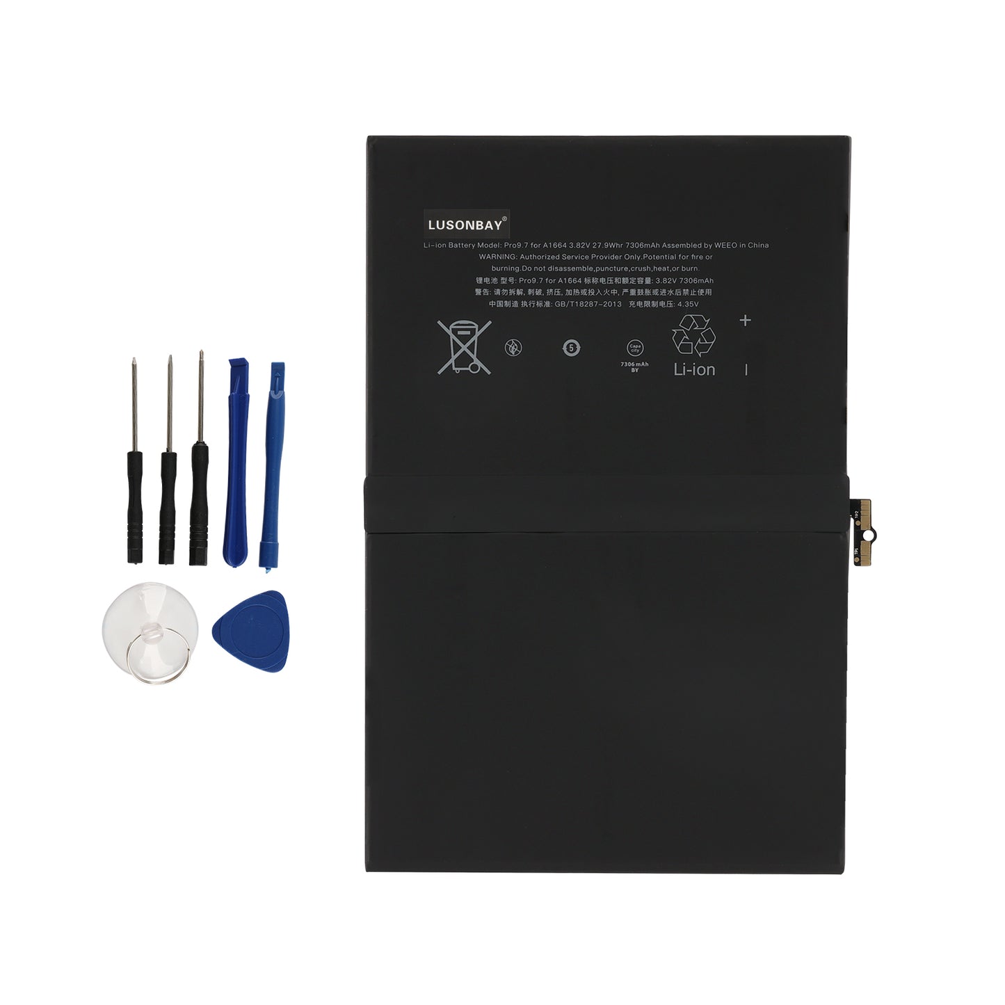 Appel-A1664-7306mAh-iPad-Battery