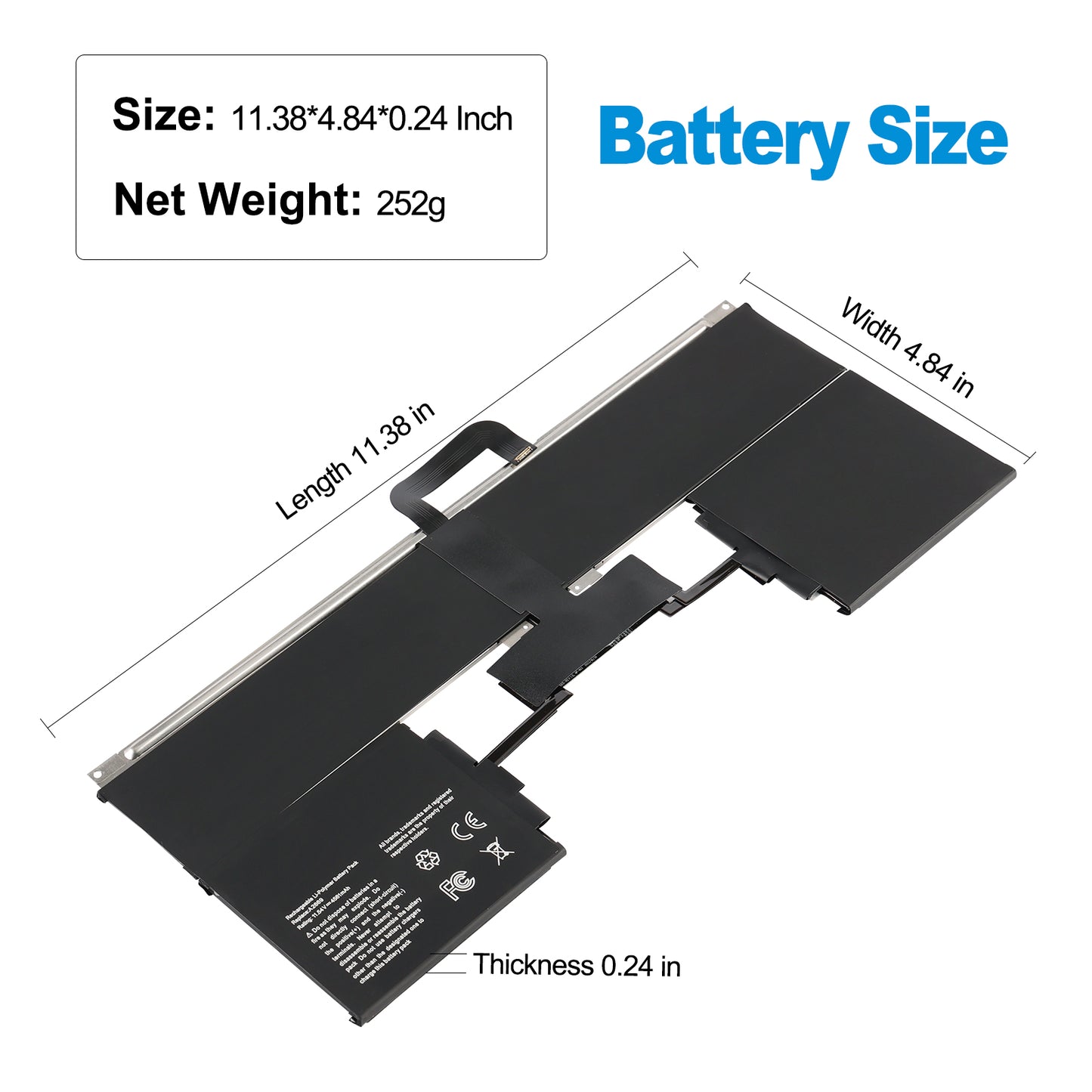 Apple-A2669-11.54V-4561mAh-MacBook-Battery