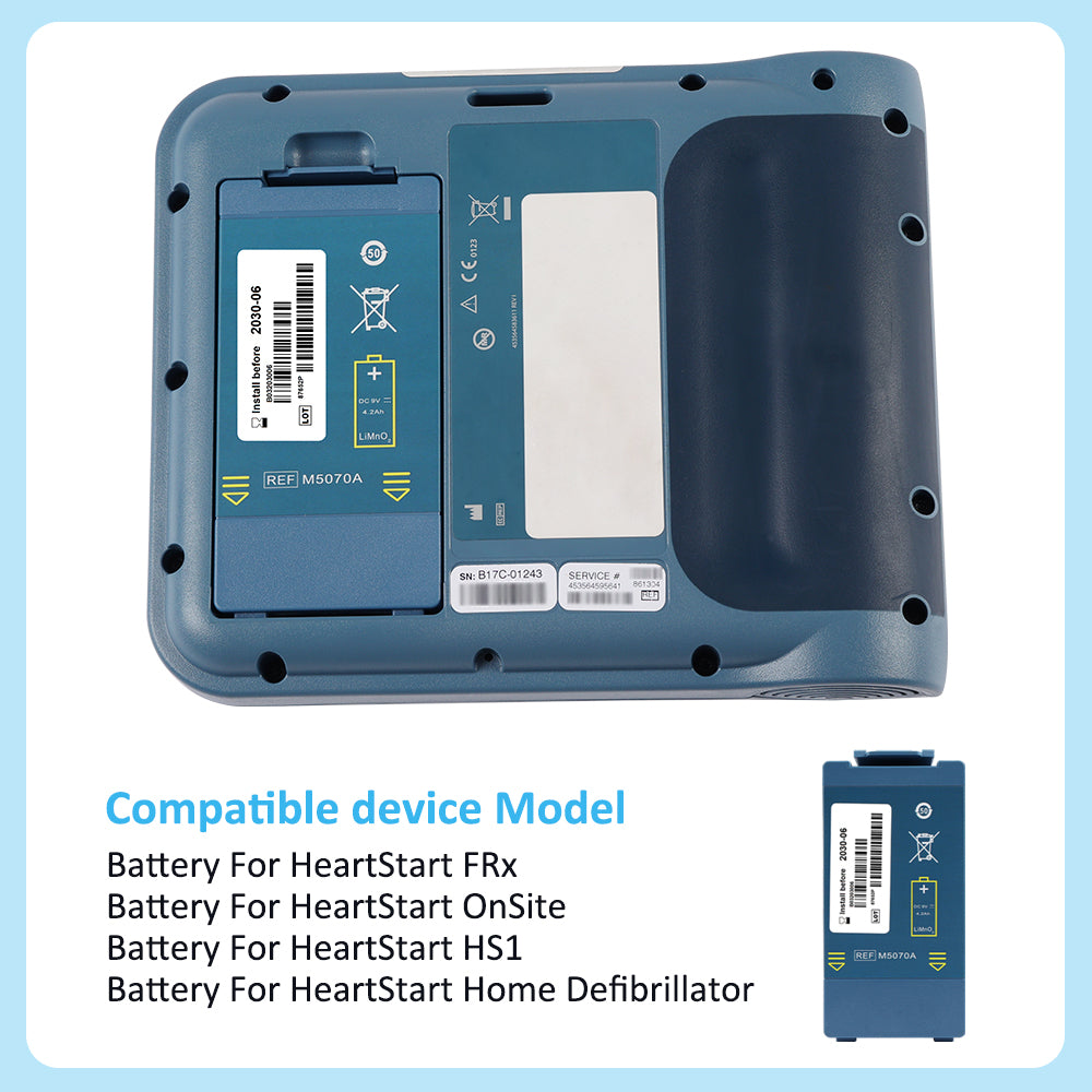 US M5070A For Home Defibrillator Replacement Battery 9V
