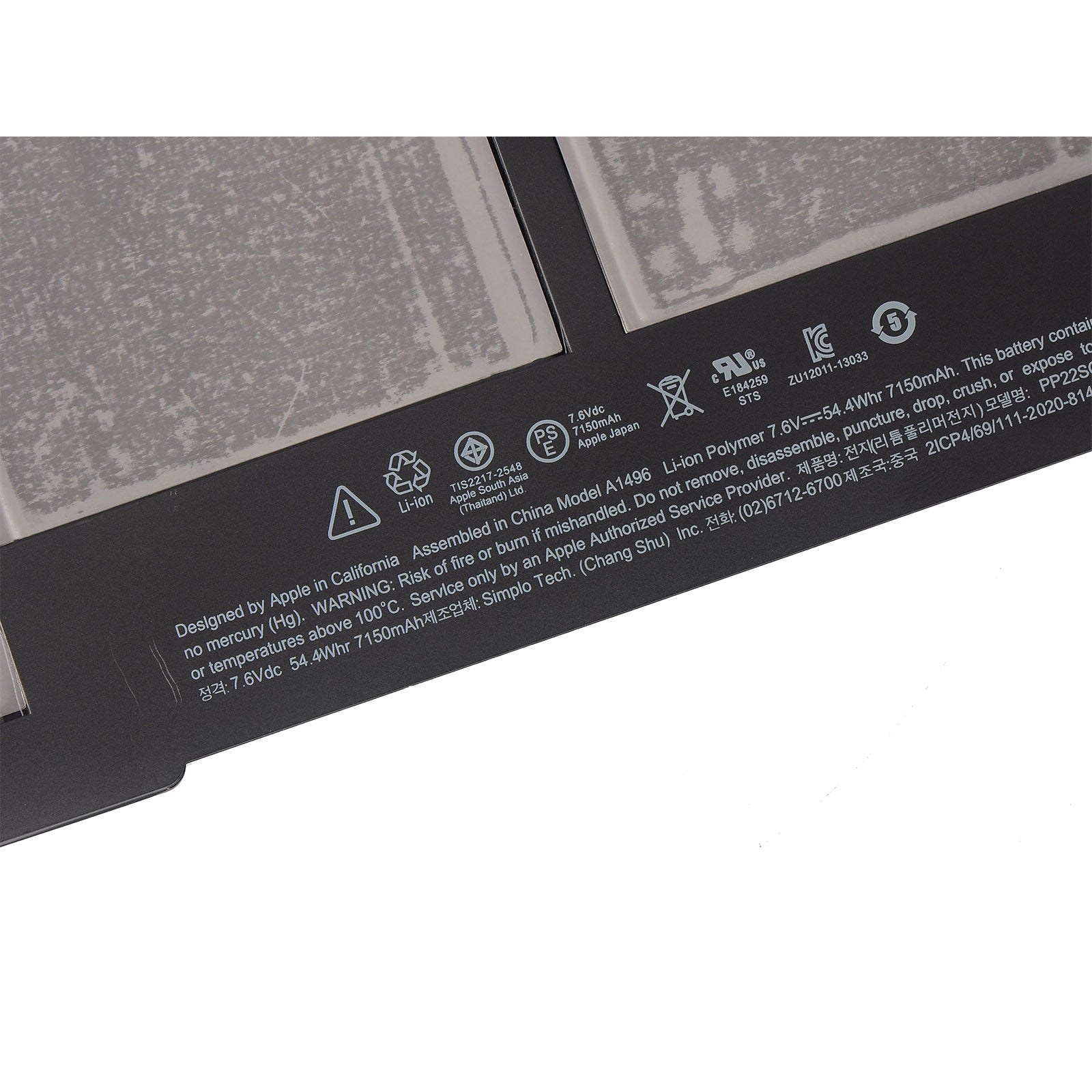 macbook-A1496-7150mAh-laptop-battery