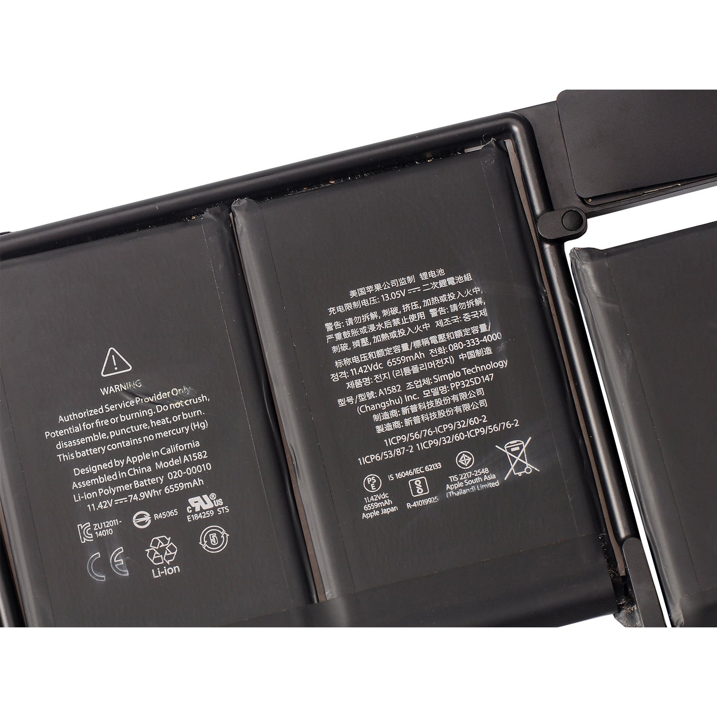 Apple-macbook-A1582-6559mAh-laptop-battery