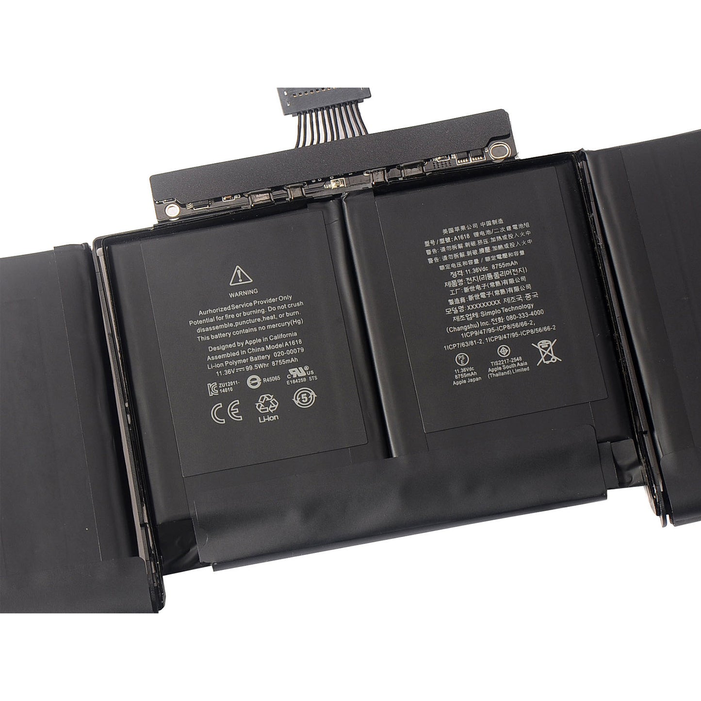 Apple-macbook-A1618-8755mAh-laptop-battery