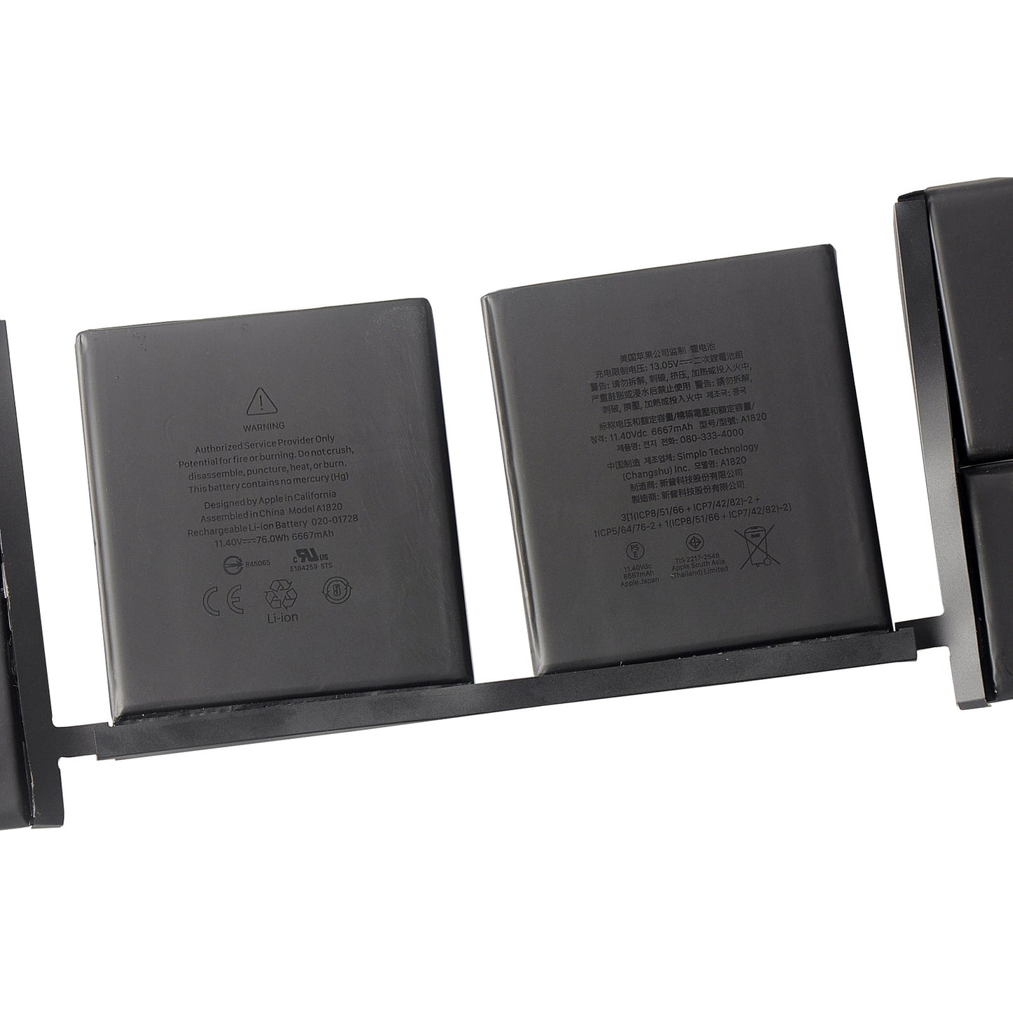 Apple-macbook-A1820-6667mAh-laptop-battery