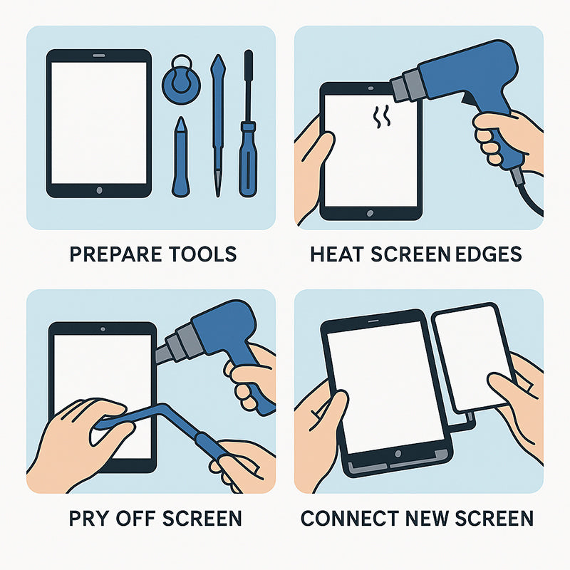 How to Replace an iPad Screen？