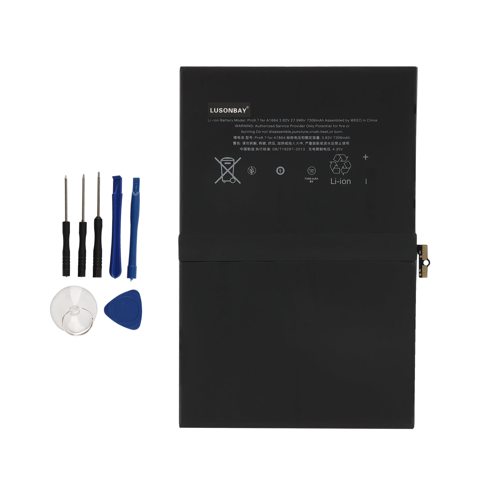 Appel-A1664-7306mAh-iPad-Battery
