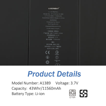 Apple-A1389-11560mAh-iPad-Battery