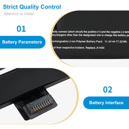 Apple-A1493-11.34V-6330mAh-MacBook-Battery