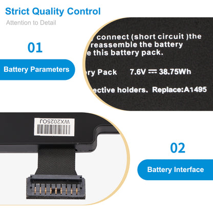 Apple-A1495-7.6V-5100mAh-MacBook-Battery