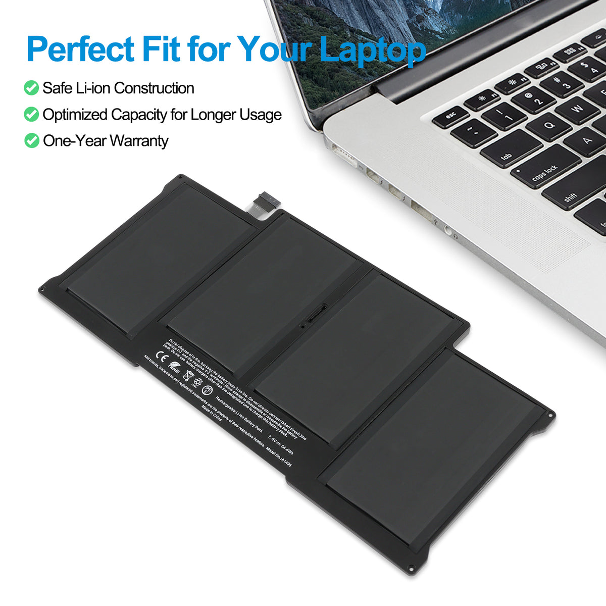 Apple-A1496-7.6V-7150mAh-MacBook-Battery