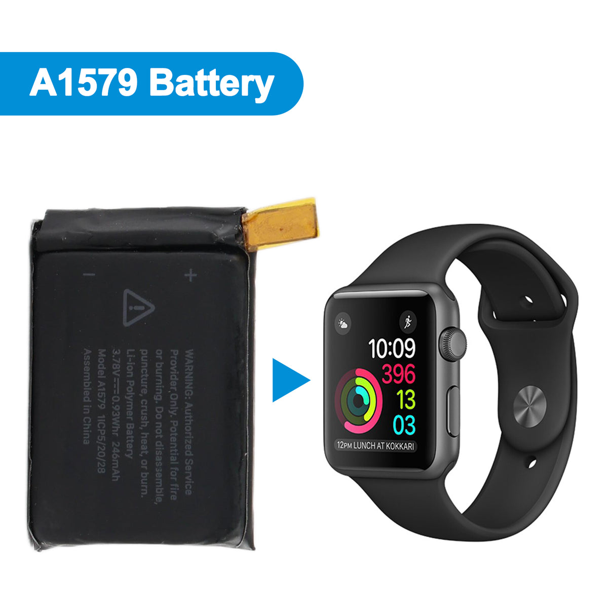 Apple-A1579-246mAh-iWatch-Battery