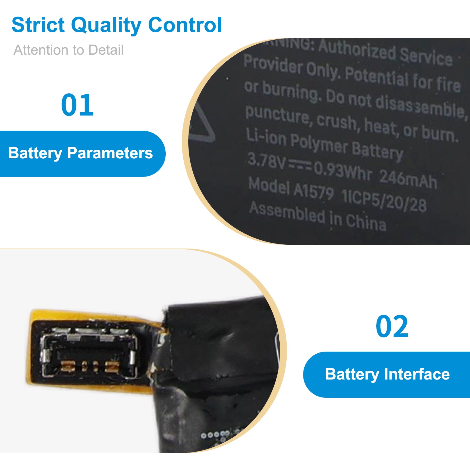 Apple-A1579-246mAh-iWatch-Battery