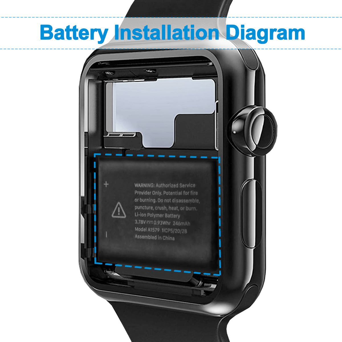 Apple-A1579-246mAh-iWatch-Battery