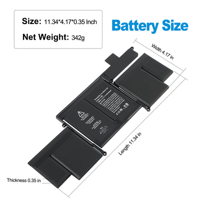 Apple-A1582-11.42V-6559mAh-MacBook-Battery