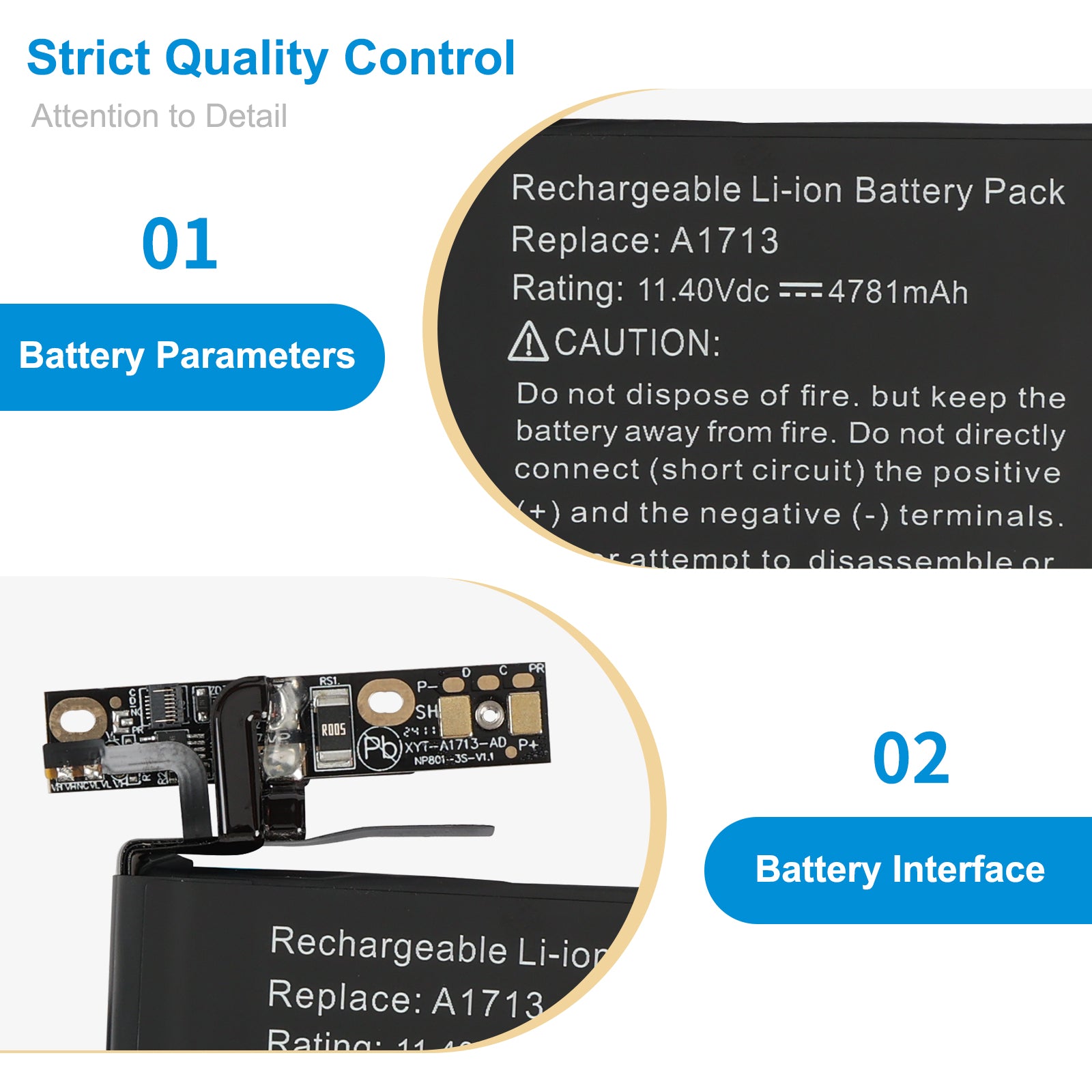 Apple-A1713-11.4V-4781mAh-MacBook-Battery