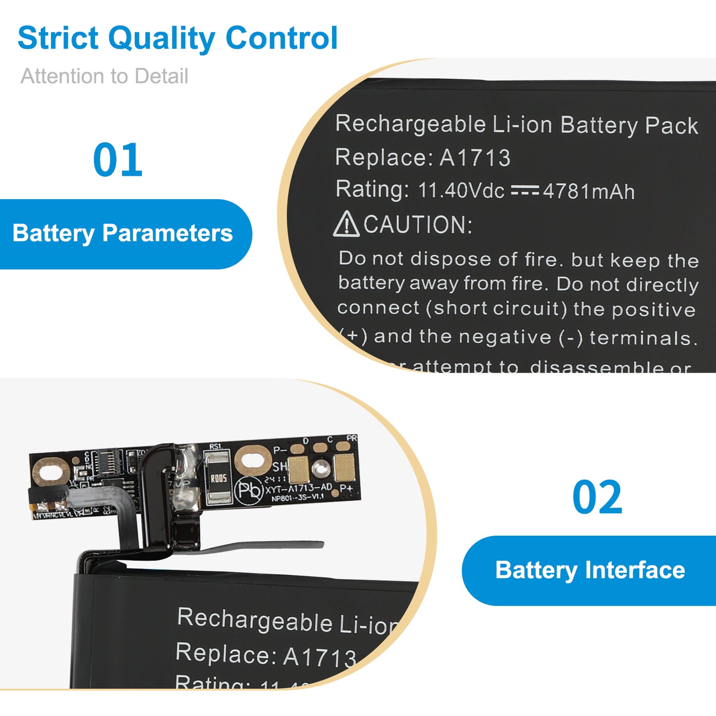 Apple-A1713-11.4V-4781mAh-MacBook-Battery