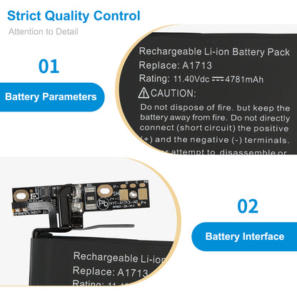 Apple-A1713-11.4V-4781mAh-MacBook-Battery