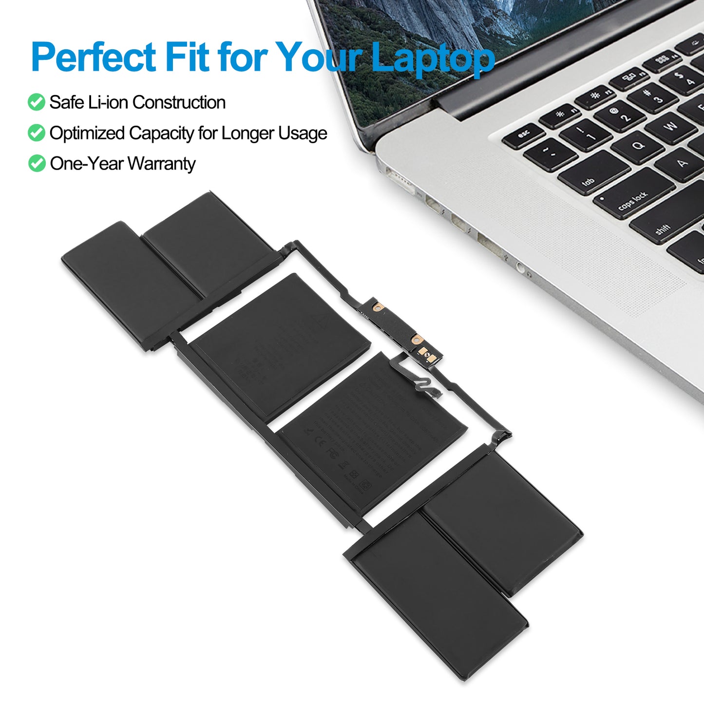 Apple-A1820-10.95V-76Wh-MacBook-Battery