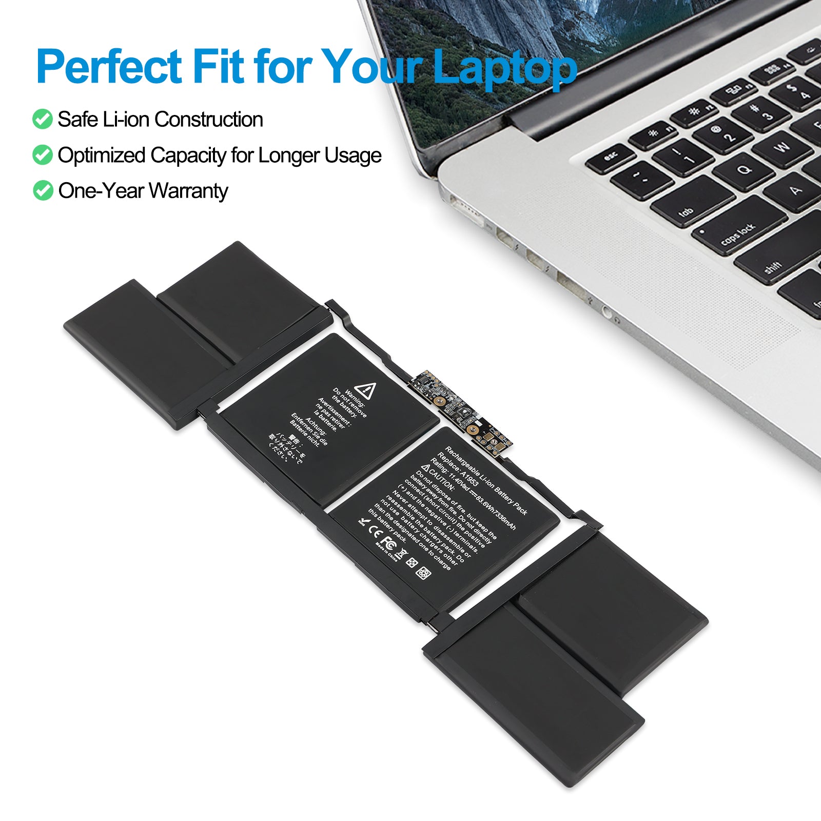 Apple-A1953-11.4V-7336mAh-MacBook-Battery