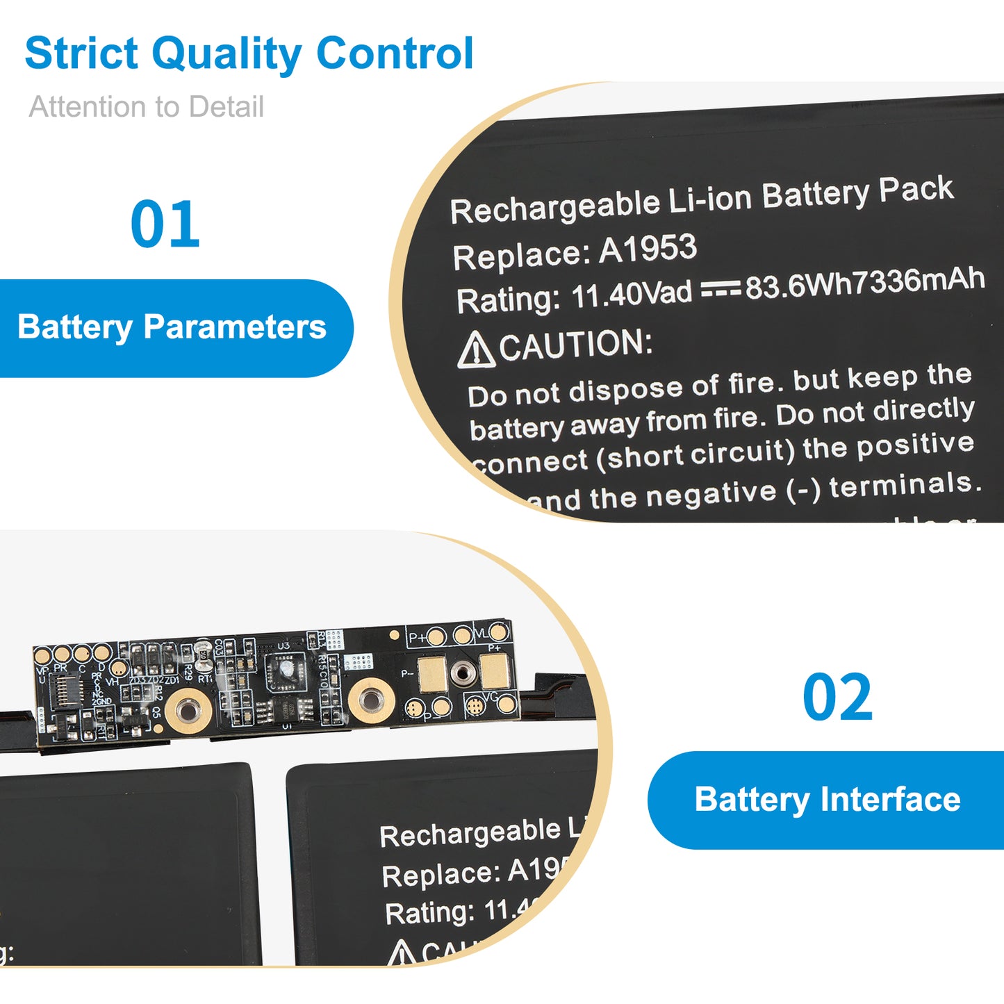 Apple-A1953-11.4V-7336mAh-MacBook-Battery