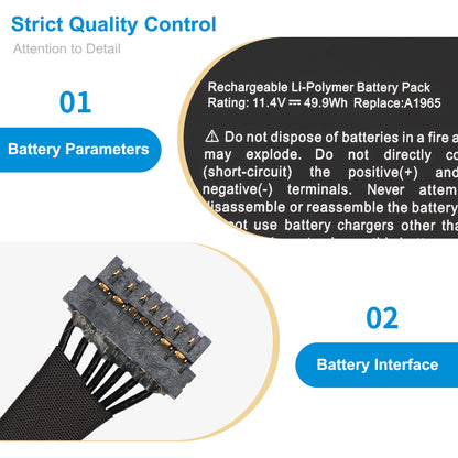 Apple-A1965-11.4V-4379mAh-MacBook-Battery