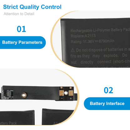 Apple-A2113-11.36V-8790mAh-MacBook-Battery
