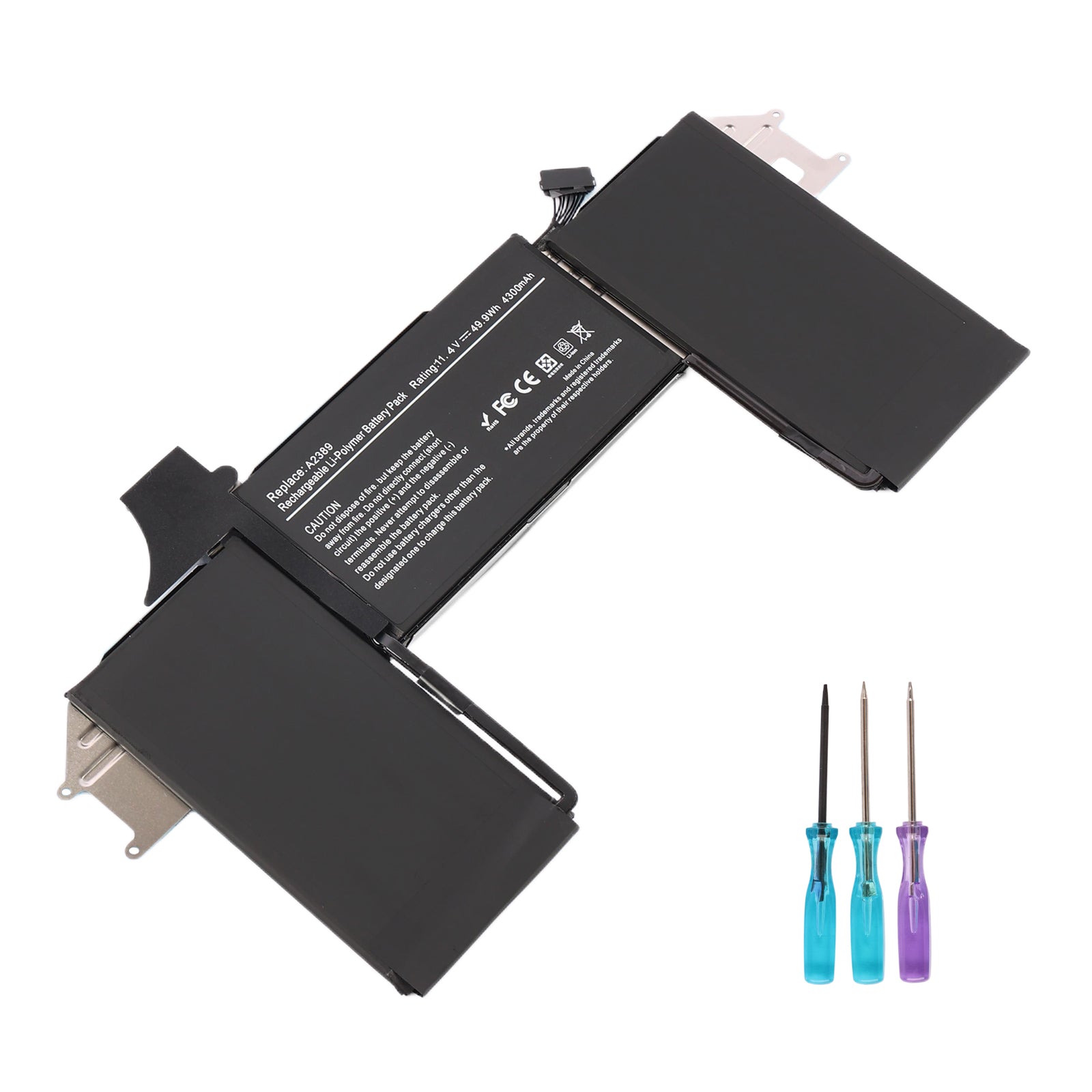 Apple-A2389-11.39V-4380mAh-MacBook-Battery