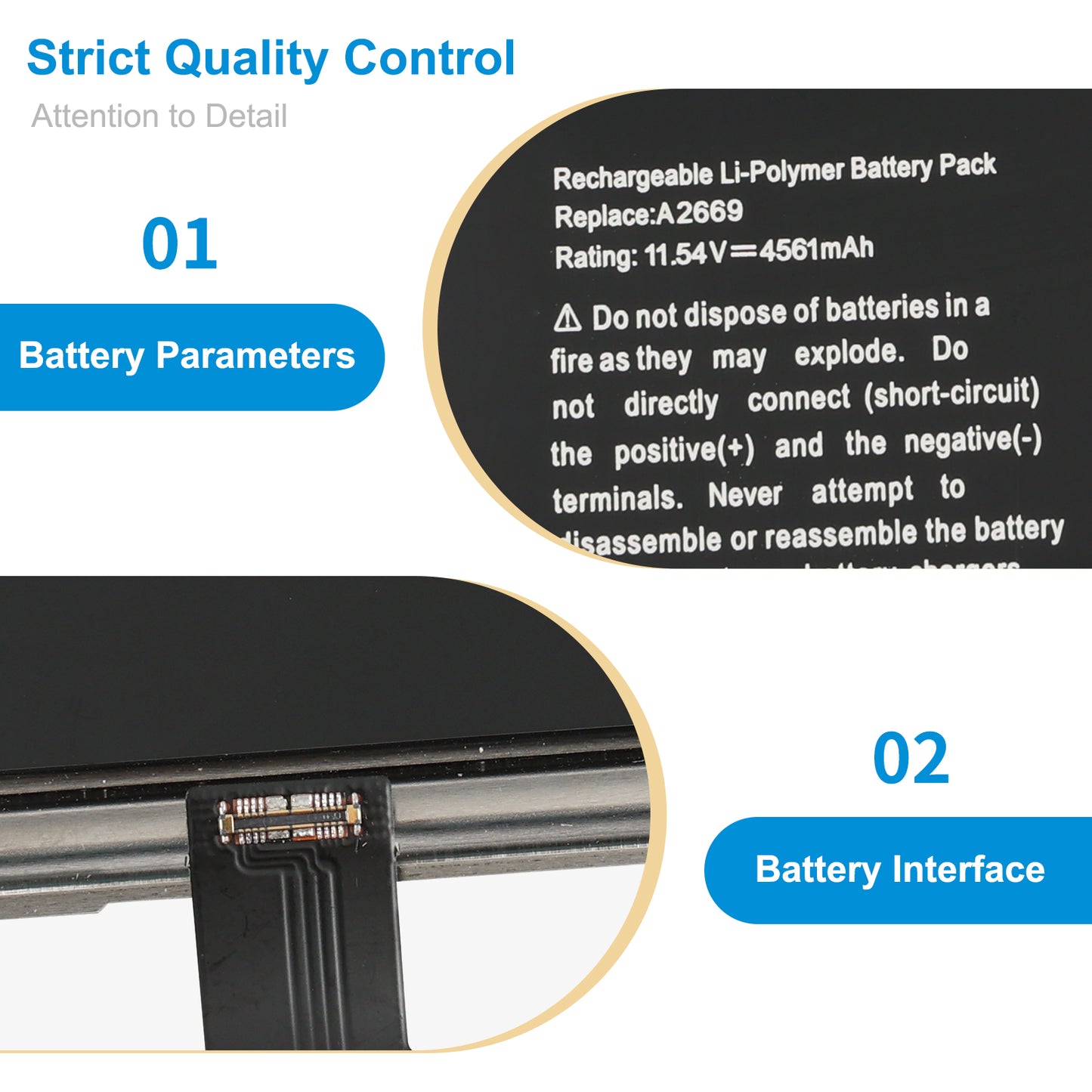 Apple-A2669-11.54V-4561mAh-MacBook-Battery