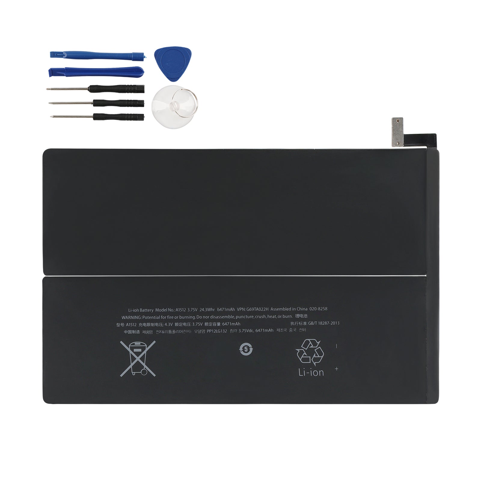 Apple-iPad-A1512-3.5V-6471mAh-Battery